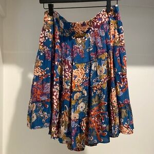 NWT Anthropologie Floral skirt